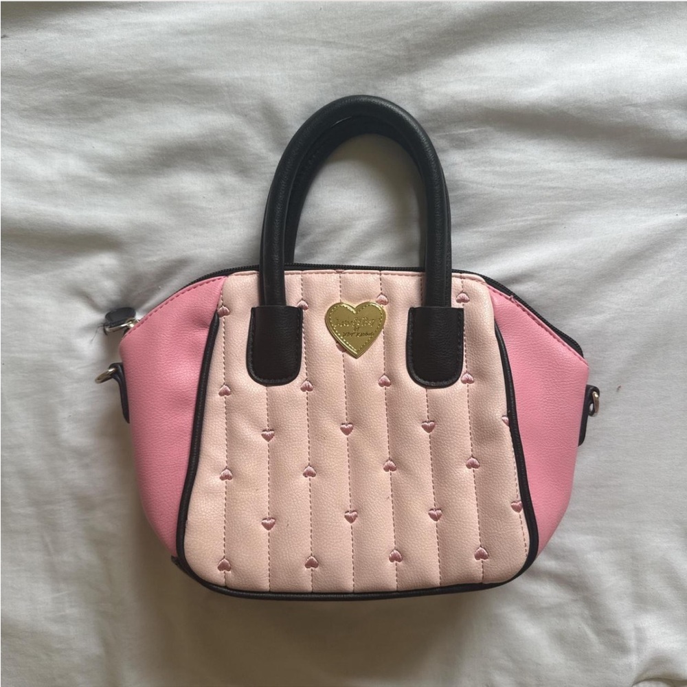 Charming Pink and Cream Handbag